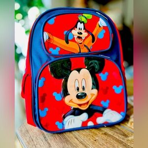 Mickey Mouse Friends School Backpack 12"  Bag  NEW